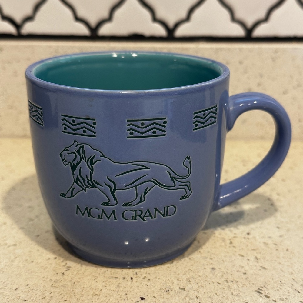 MGM Grand Casino Coffee Mug. Art Deco Print Mug.